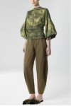 MOUTAKI WOMAN PANTS OLIVE 26.03.107
