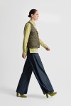 MOUTAKI WOMAN PUFFER VEST KHAKI 25.06.128