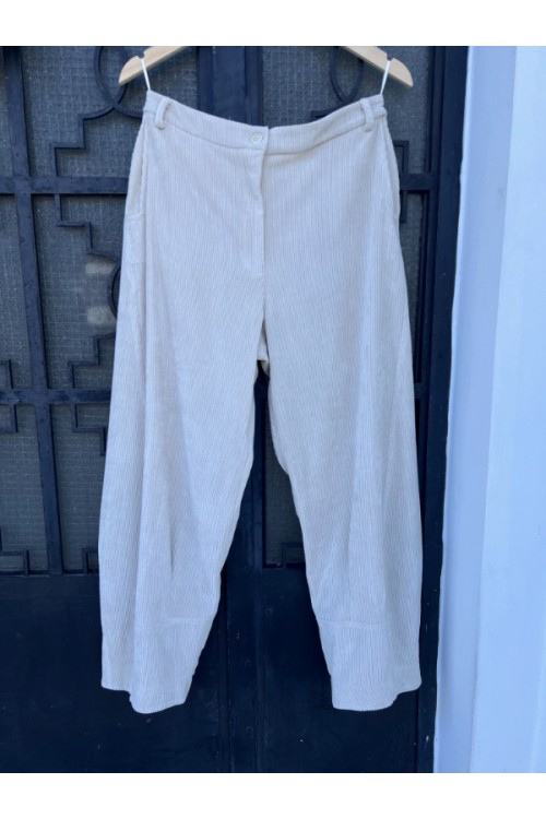 MOUTAKI WOMAN PANTS ECRU 25.03.150