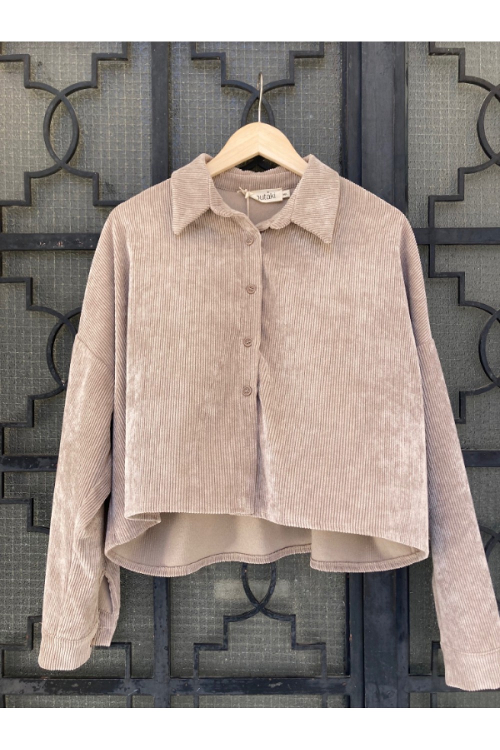 MOUTAKI WOMAN SHIRT BEIGE 25.09.129