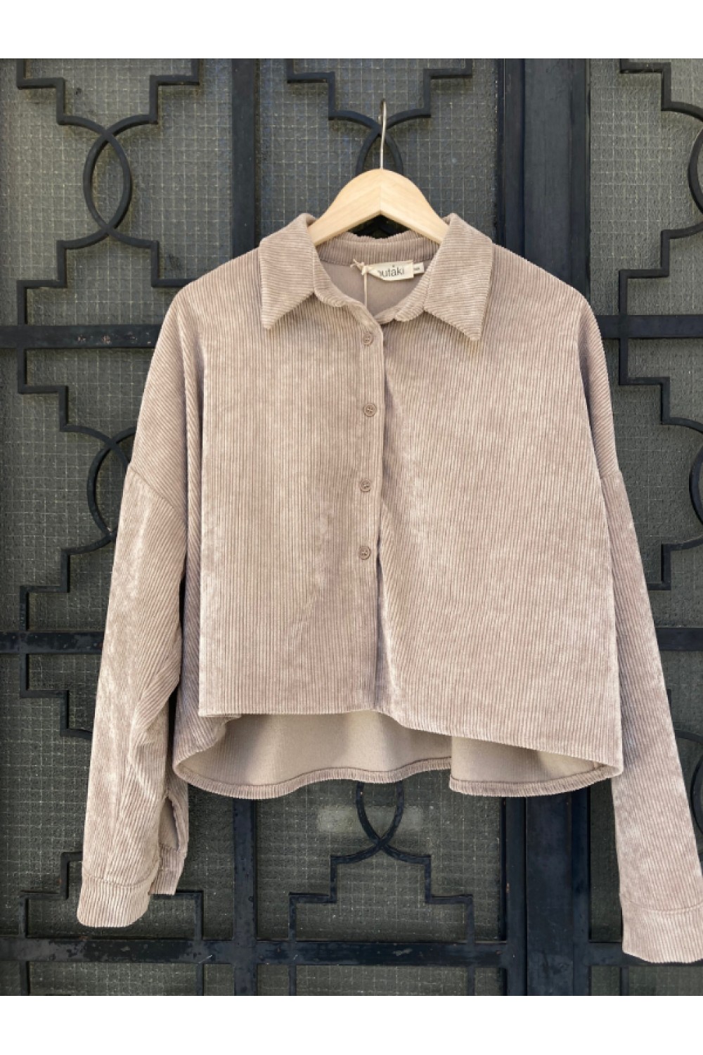 MOUTAKI WOMAN SHIRT BEIGE 25.09.129