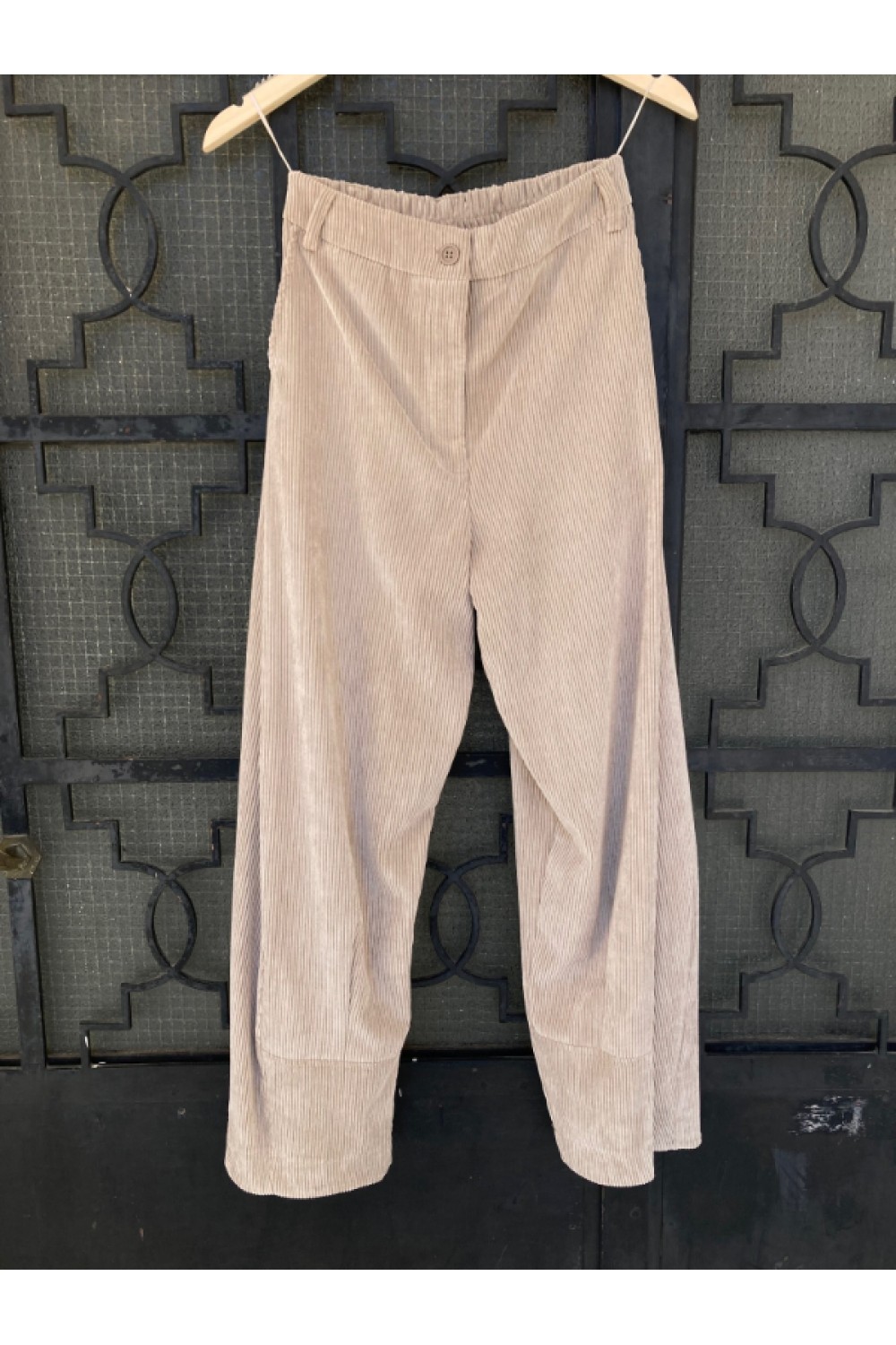 MOUTAKI WOMAN PANTS BEIGE 25.03.150