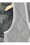 MOUTAKI WOMAN PUFFER VEST GRAY 25.06.128 