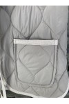 MOUTAKI WOMAN PUFFER VEST GRAY 25.06.128 