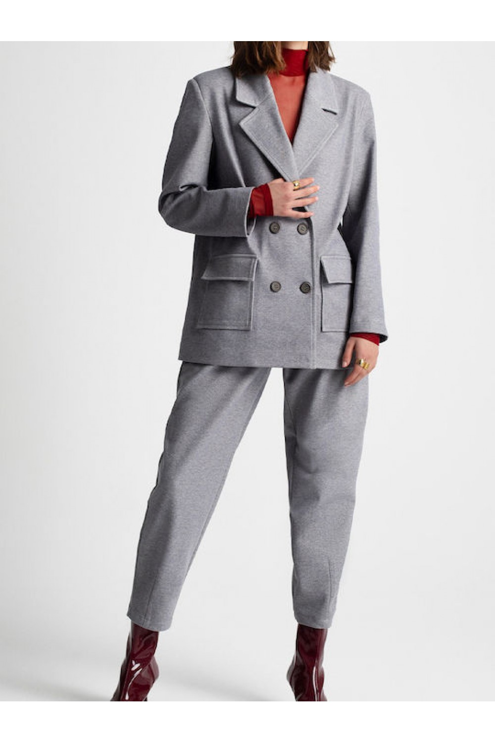 MOUTAKI COAT GREY 25.06.171