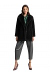 MOUTAKI FAUX FUR COAT BLACK 25.06.114