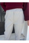 MOUTAKI WOMAN PANT LIGHT GREY 25.03.127