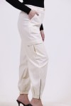 MOUTAKI WOMAN PANT VANILIA 23.03.124