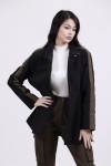 MOUTAKI WOMAN JACKET BLACK 19.06.103 