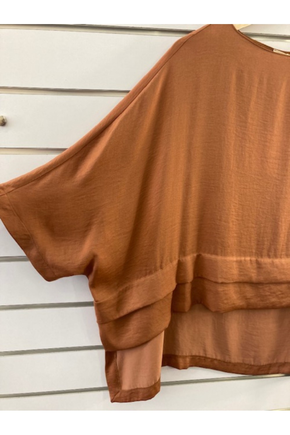 MOUTAKI WOMAN TUNIC COFFEE 25.01.37 