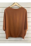 MOUTAKI WOMAN TUNIC COFFEE 25.01.37 