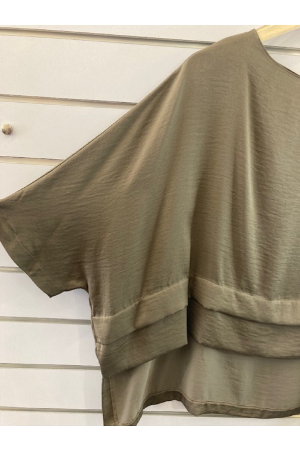 MOUTAKI WOMAN TUNIC KHAKI 25.01.37 