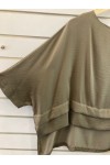 MOUTAKI WOMAN TUNIC KHAKI 25.01.37 