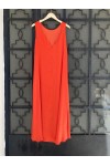 MOUTAKI WOMAN DRESS TERRACOTTA 23.07.21