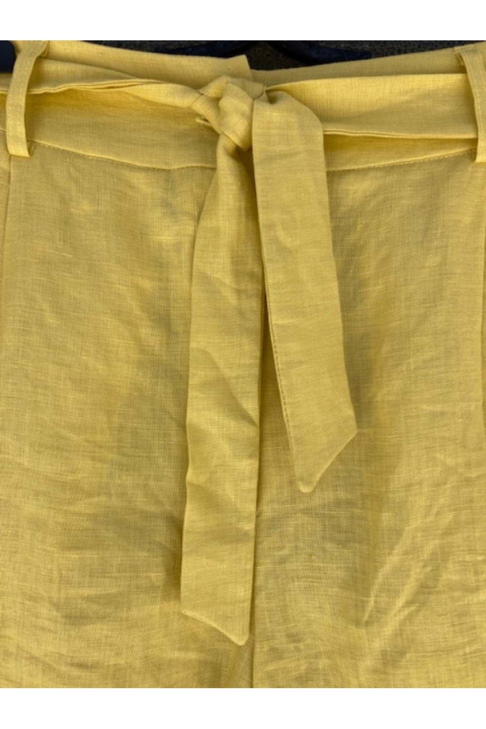 MOUTAKI LINEN SHORTS YELLOW 19.03.06