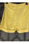 MOUTAKI LINEN SHORTS YELLOW 19.03.06