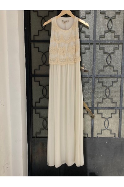 MOUTAKI WOMAN DRESS WHITE 15.07.10