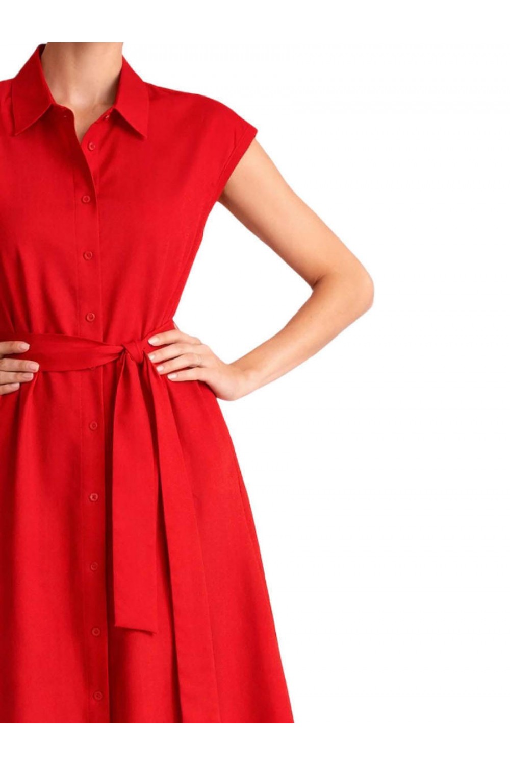 MOUTAKI WOMAN DRESS RED 26.07.15