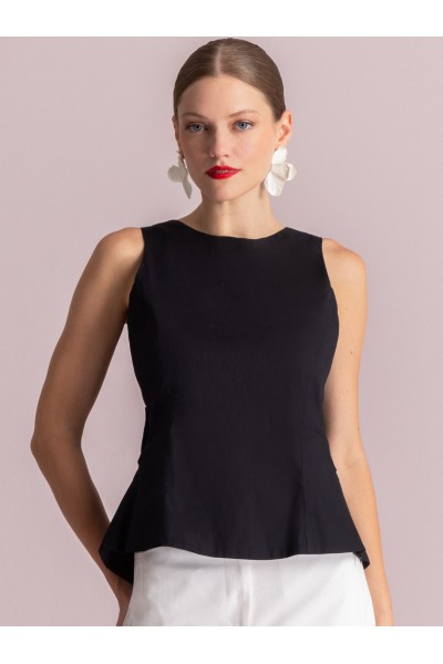 MOUTAKI WOMAN TOP BLACK 26.01.33