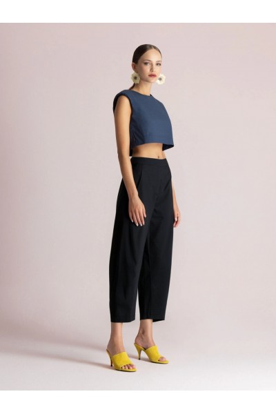 MOUTAKI WOMAN PANT BLACK 26.03.06