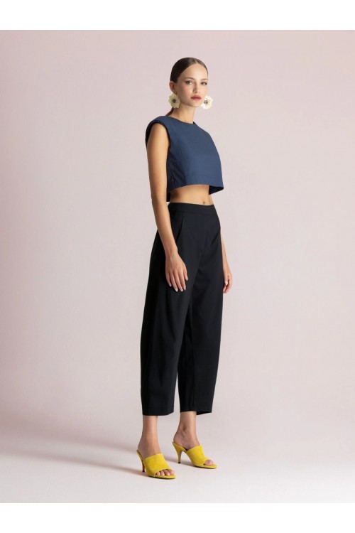 MOUTAKI WOMAN PANT BLACK 26.03.06
