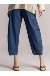 MOUTAKI WOMAN PANT BLUE 26.03.30