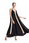 MOUTAKI WOMAN DRESS BLACK  26.07.52