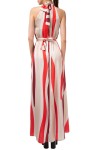 MOUTAKI WOMAN DRESS RED MUTLICOLOUR 26.07.95