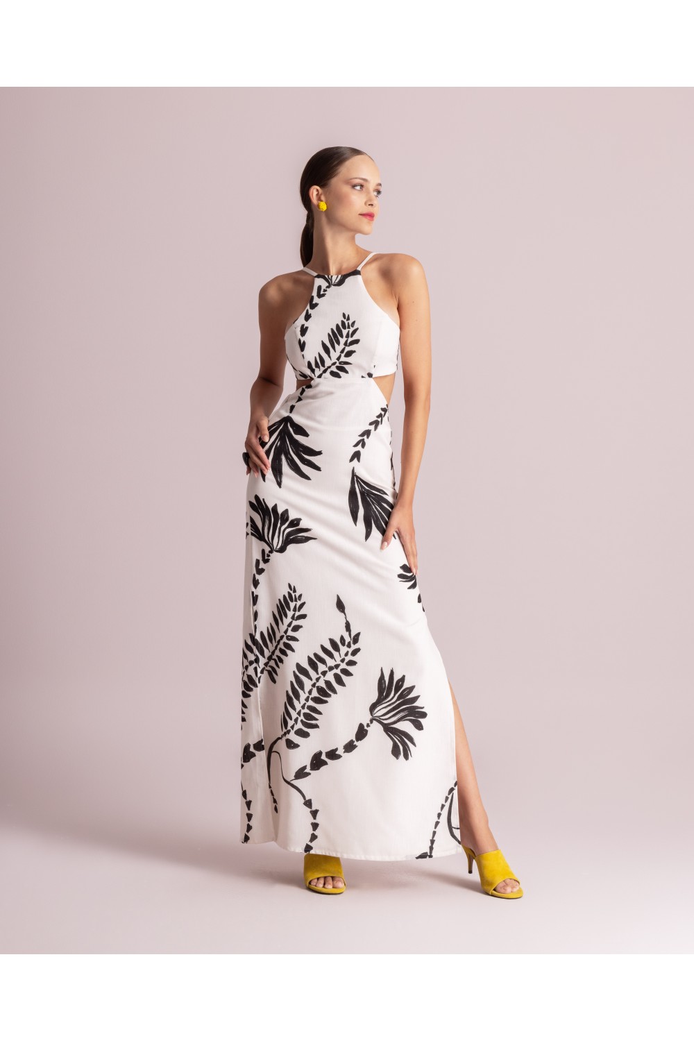 MOUTAKI WOMAN DRESS WHITE 26.07.97