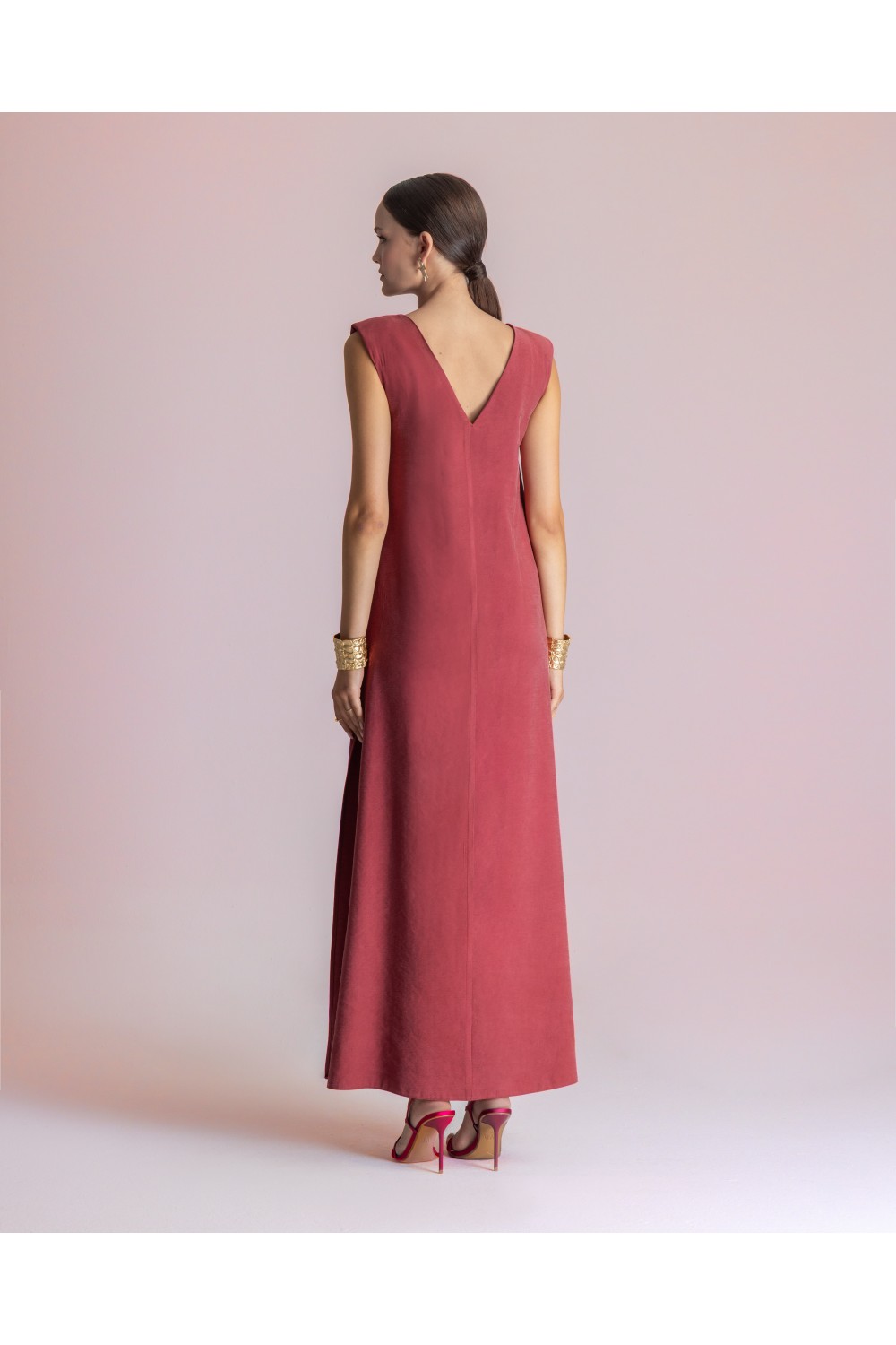 MOUTAKI WOMAN DRESS MAXI CHILI 26.07.78