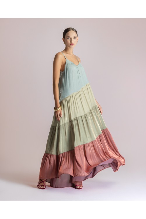 MOUTAKI WOMAN DRESS MULTICOLOUR 26.07.34
