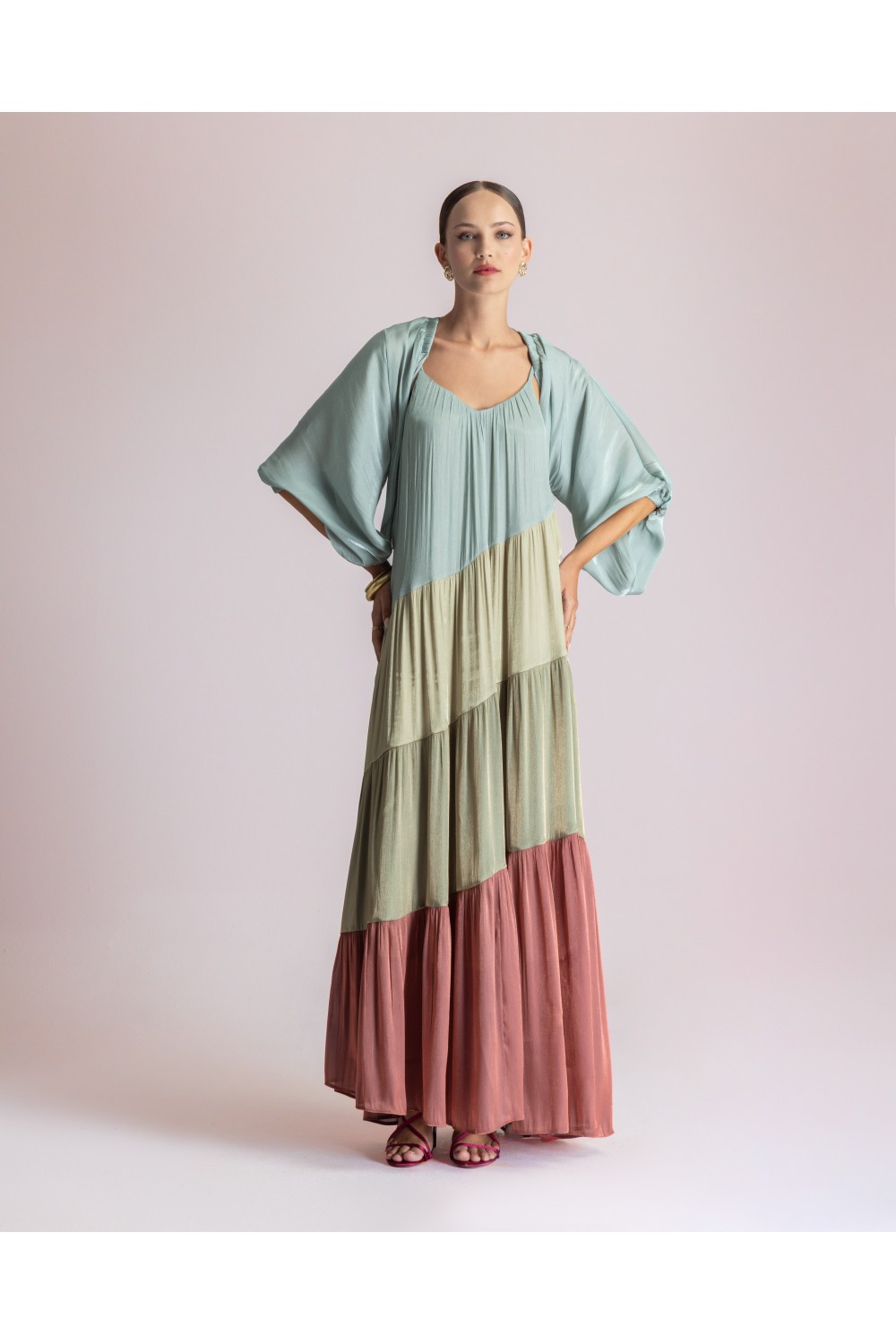 MOUTAKI WOMAN DRESS MULTICOLOUR 26.07.34