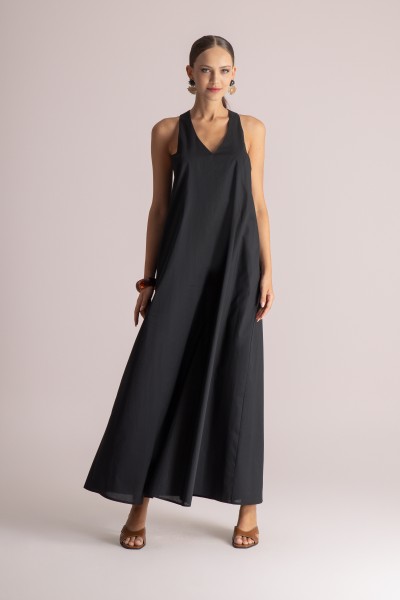 MOUTAKI WOMAN DRESS BLACK 26.07.81