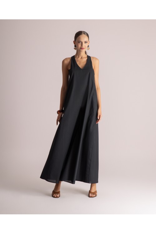 MOUTAKI WOMAN DRESS BLACK 26.07.81