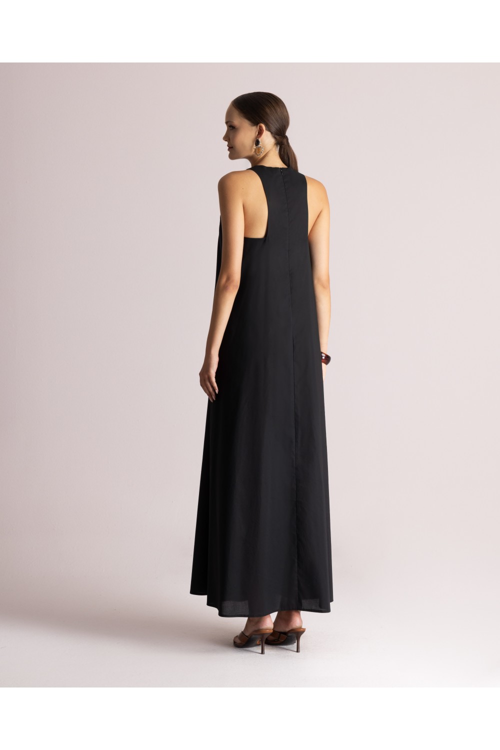 MOUTAKI WOMAN DRESS BLACK 26.07.81