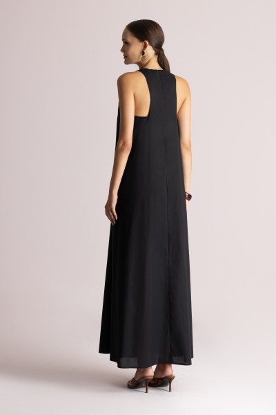 MOUTAKI WOMAN DRESS BLACK 26.07.81