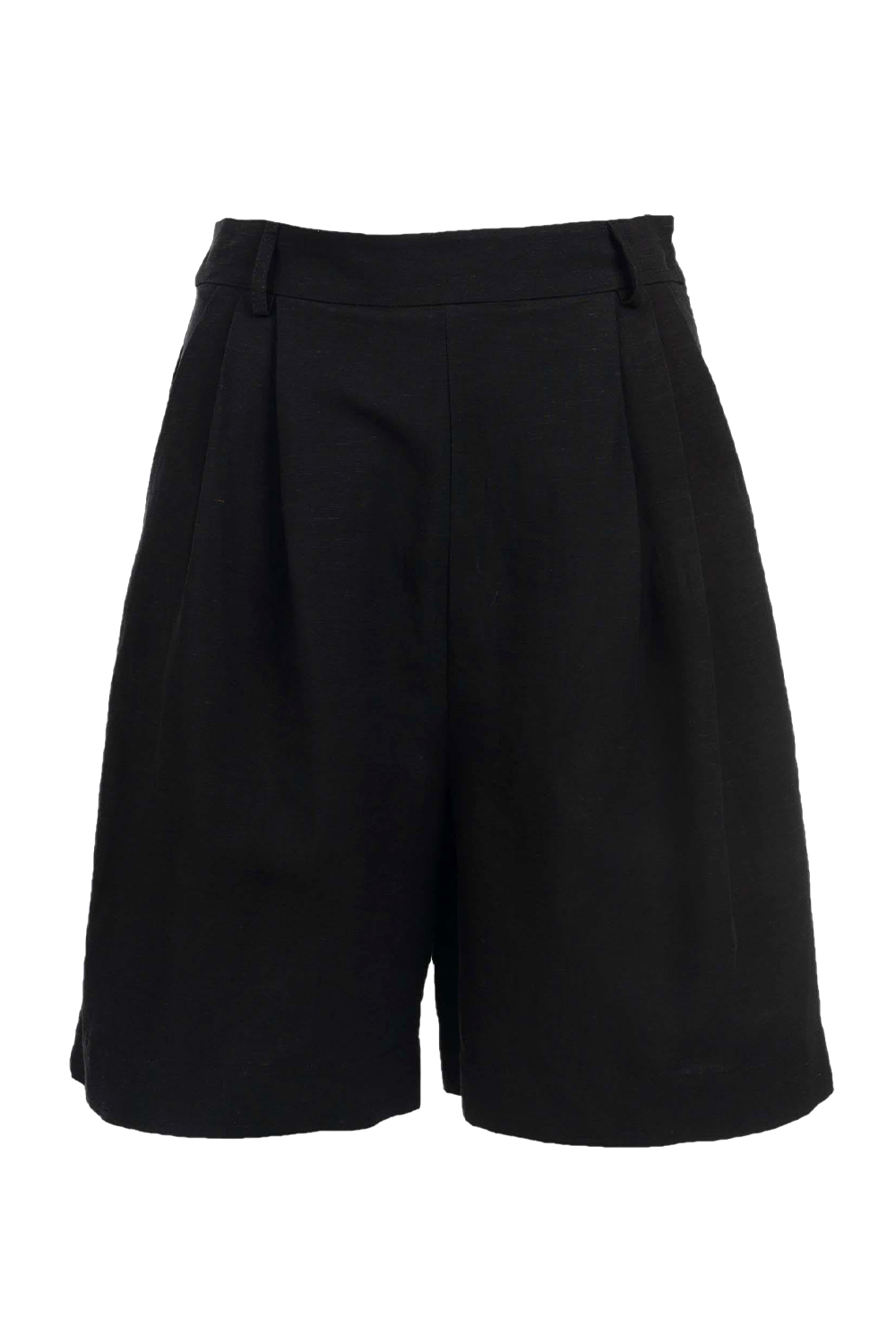 MOUTAKI WOMAN SHORTS BERMUDA BLACK 26.03.68