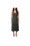 MOUTAKI WOMAN MAXI SATEN DRESS KHAKI 26.07.42