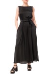 MOUTAKI WOMAN DRESS BLACK 26.07.21