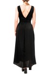 MOUTAKI WOMAN DRESS BLACK 26.07.21