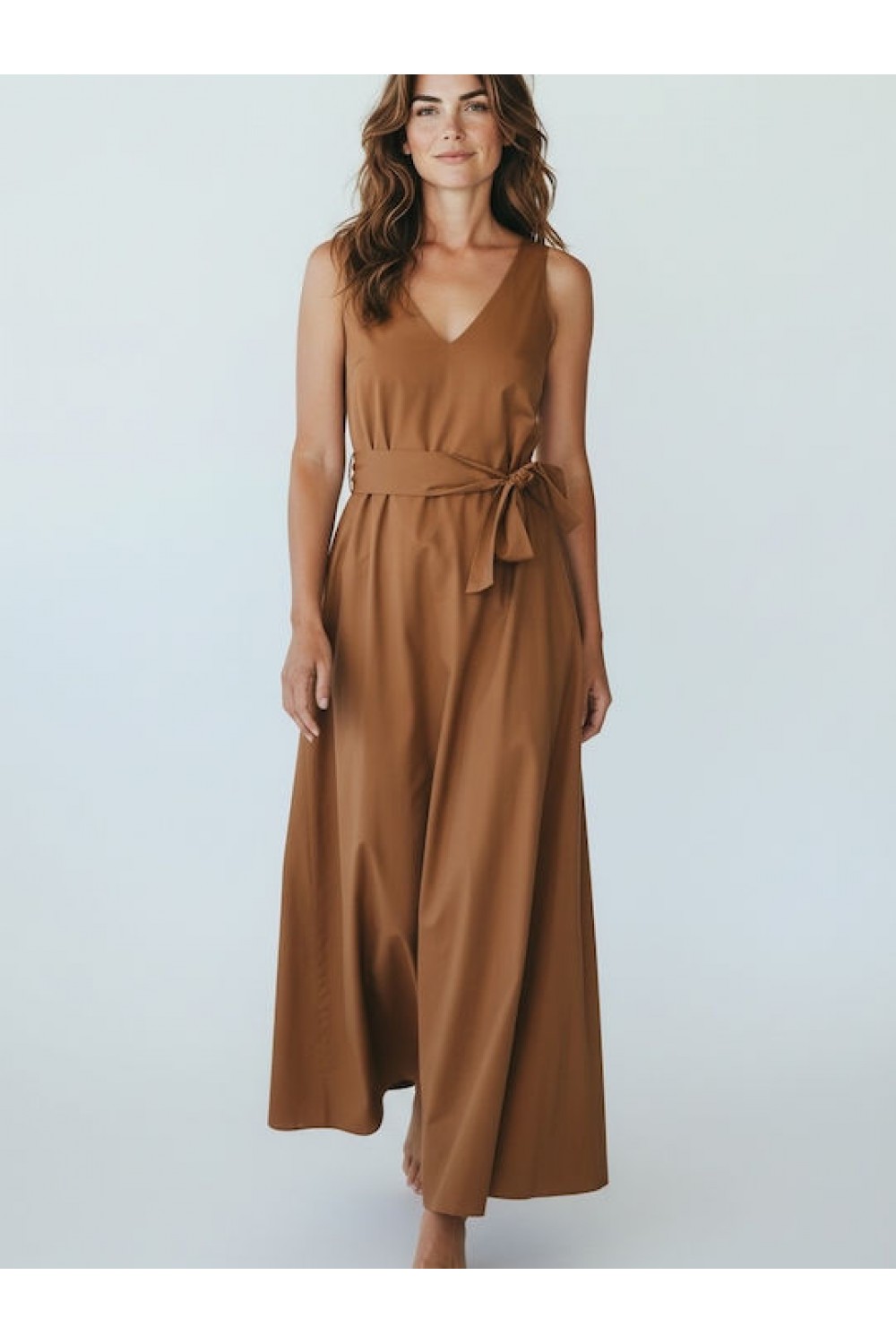 MOUTAKI WOMAN DRESS CHOCOLATE 26.07.81