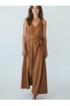 MOUTAKI WOMAN DRESS CHOCOLATE 26.07.81