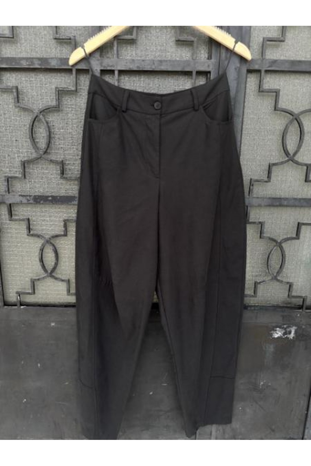 MOUTAKI WOMAN PANT BLACK 26.03.20