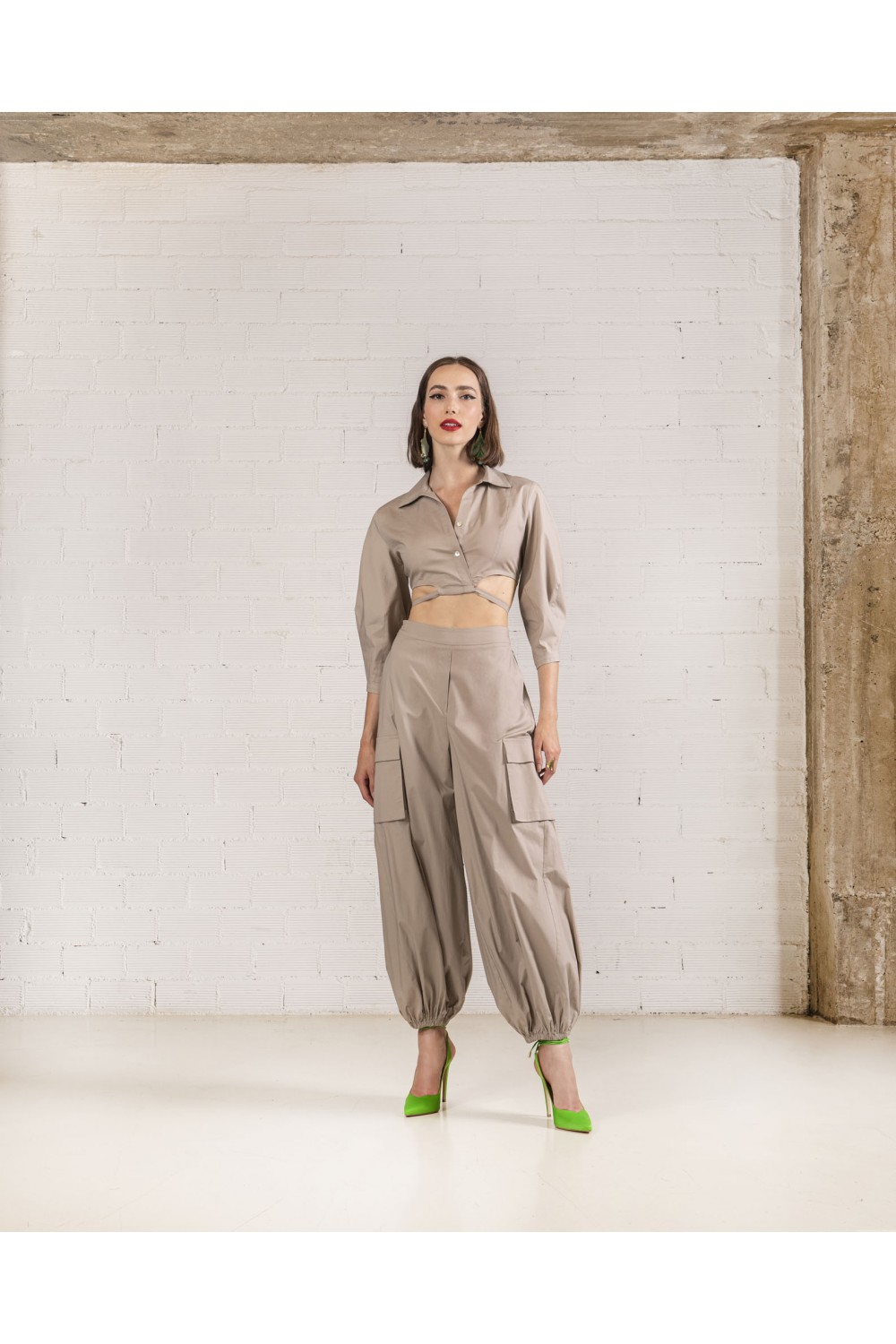 MOUTAKI WOMAN PANT BEIGE 24.03.08
