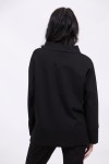 MOUTAKI WOMAN BLOUSE & PANT SET BLACK 24.01.119