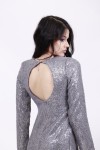 MSR SEQUIN KNIT DRESS IRON 24.269