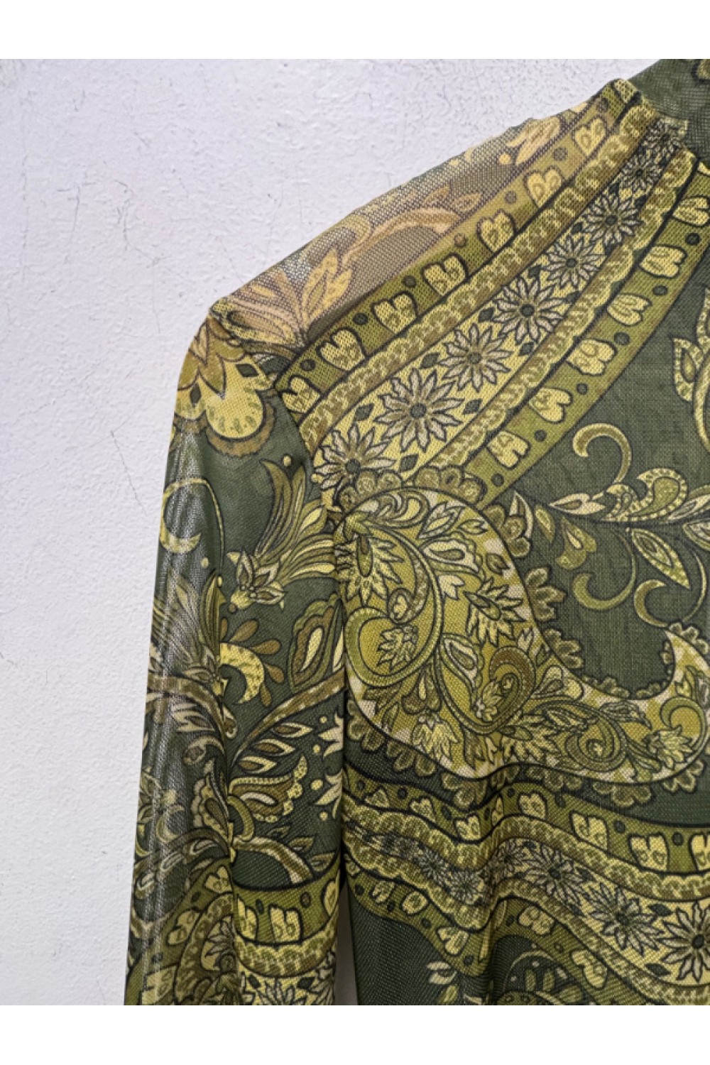 MSR ANIMAL PRINT SHIRT GREEN 26.234