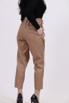 MSR LEATHER PANT WITH BELT TABA 21.218