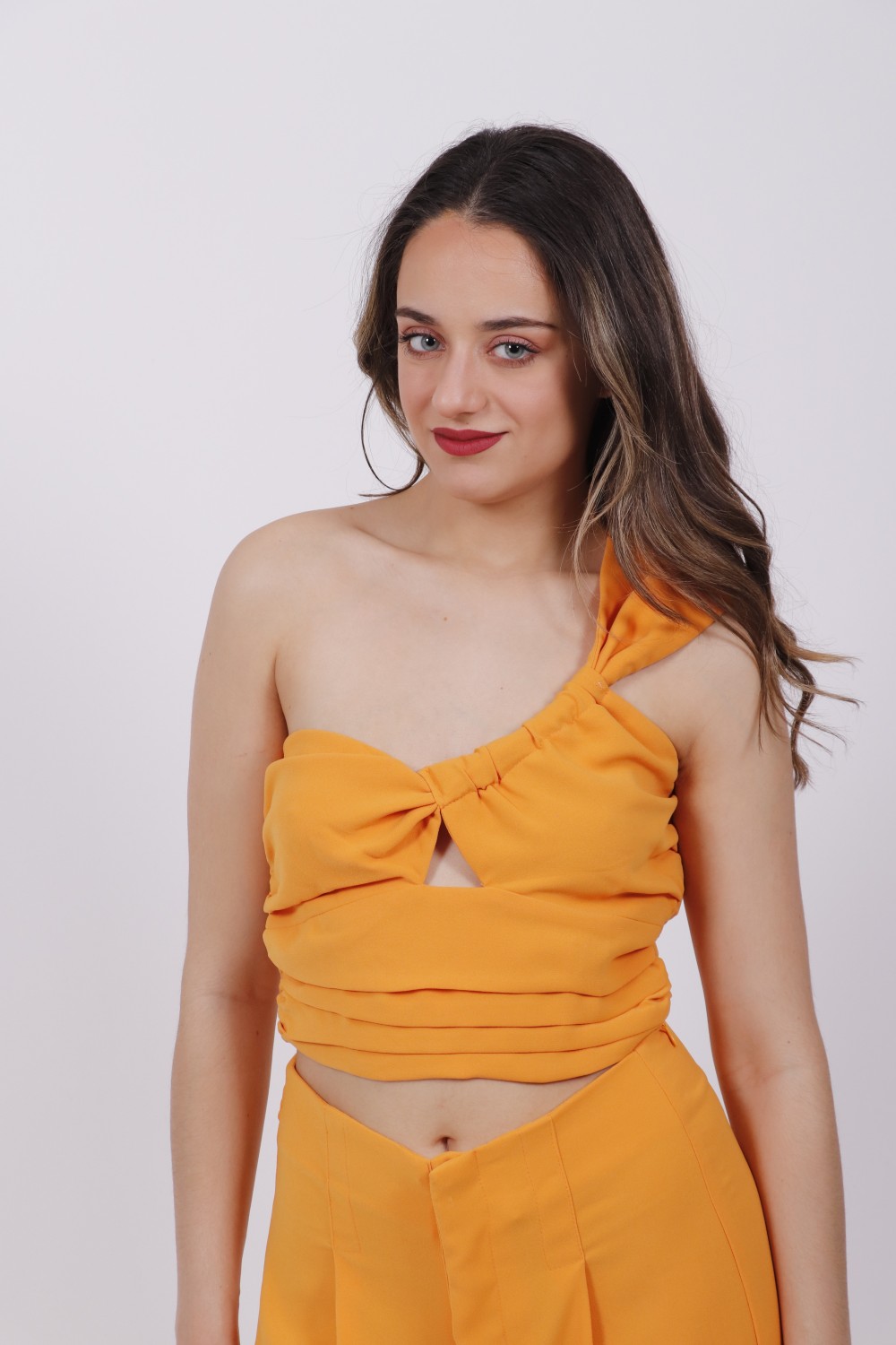 MY T CROP TOP MANGO S22T5057