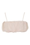 ΝΑ-KD RUFFLED BUSTIER LIGHT BEIGE 1018-006839
